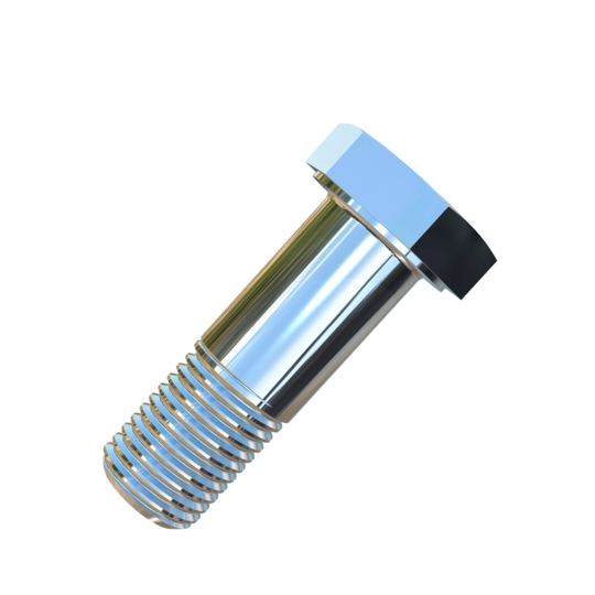 Titanium 3/8-24 X 1-3/32 UNJF Allied Titanium Hex Head Close Tolerance Tension Bolt with Reduced Thread OD, 160,000 psi Tensile Strength (With Certs and CoC)